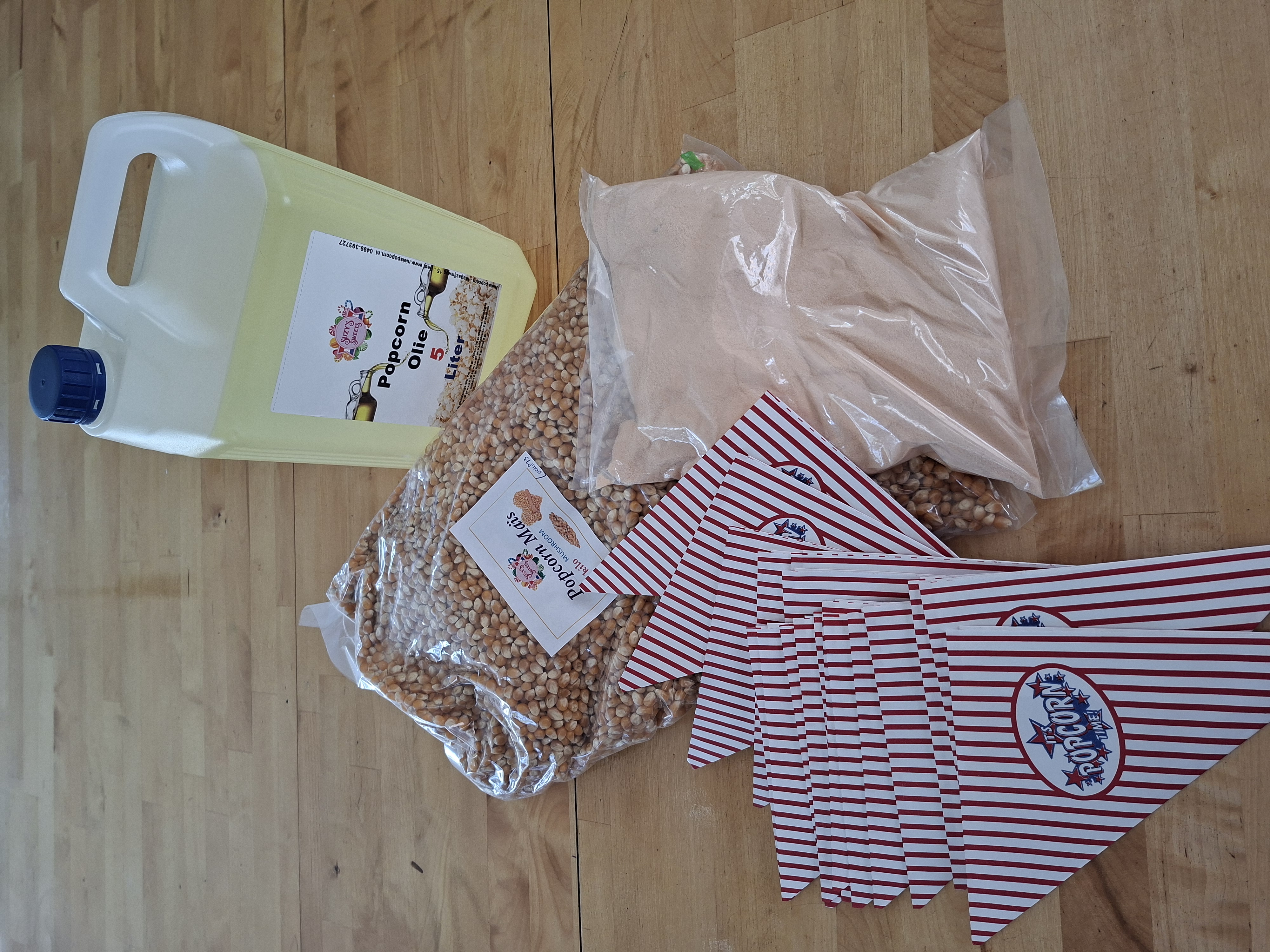 Popcorn pakket  zout